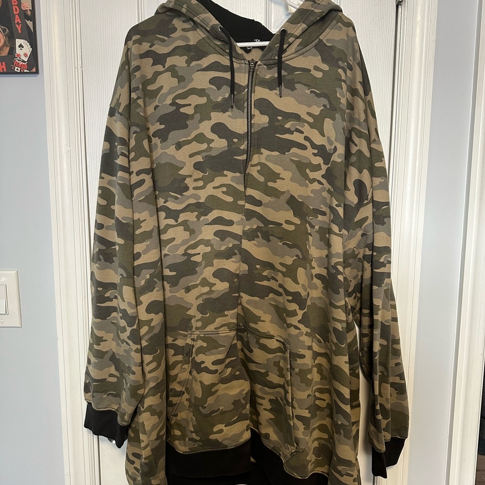 Big‎ Dude 8XLT camouflage zip up hoodie